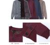Men's Plus Velvet Knit Cardigan: Warm, Thick Sweater for Middle-aged and Elderly, Perfect for Autumn and Winter
