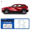 Per Mazda CX30 CX-30 -2025 Pellicola per Fari Pellicola per Specchietti Retrovisori Pellicola Protettiva per Montanti B C TPU Pre-tagliata Antigraffio Riparativa Trasparente