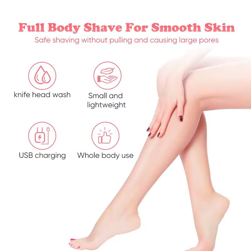 Painless Hair Removal Nose Beard Eyebrow Trimmer Painless Hair Removal Nose Beard Eyebrow Trimmer Bikini Women Shaver
