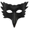 Halloween Krähenmaske Adler Vogel Halbgesichts-Maskerade Maske Tier Rabe Cosplay Kostüm Requisiten Erwachsene Frauen Männer
