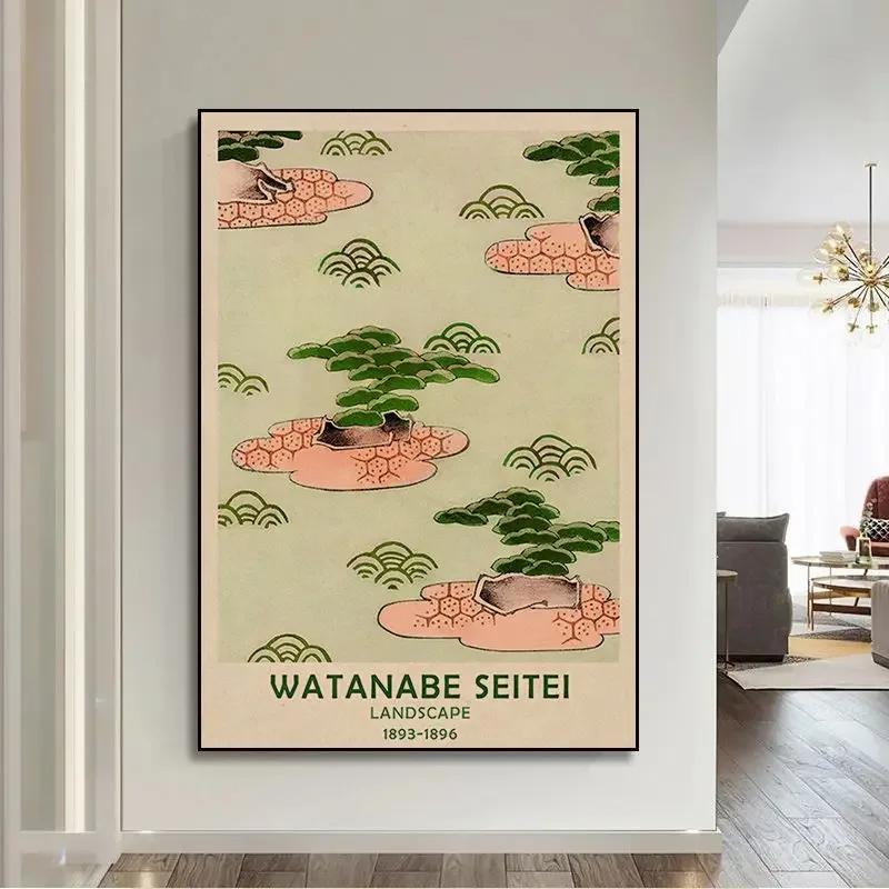 Vintage Japanese Wall Art Posters and Prints Hokusai Ohara Koson Ogata Korin Creations  Canvas Painting for Living Room Home Dec