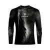 Mens Long Sleeve Hooded Rash Guard Surfing Diving Swimming UV Protection Quick Dry Sportswear
