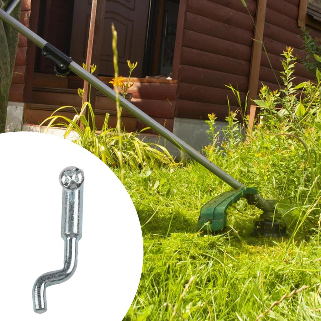 Z Bend Cable End for Mower,Dog Leg Wire Stop,for 2mm Cables,Metal,Compact,Sturdy,Single Hole