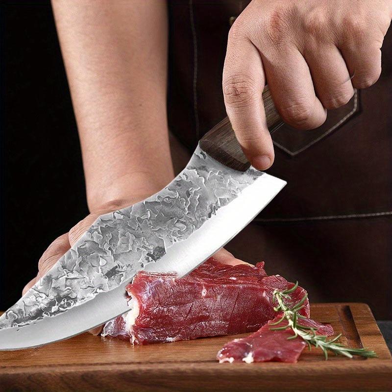 3PCS Stainless Steel Utility Knife Boning Knife Chef Knife for Cooking Small Pocket Kitchen Knife with Sheath