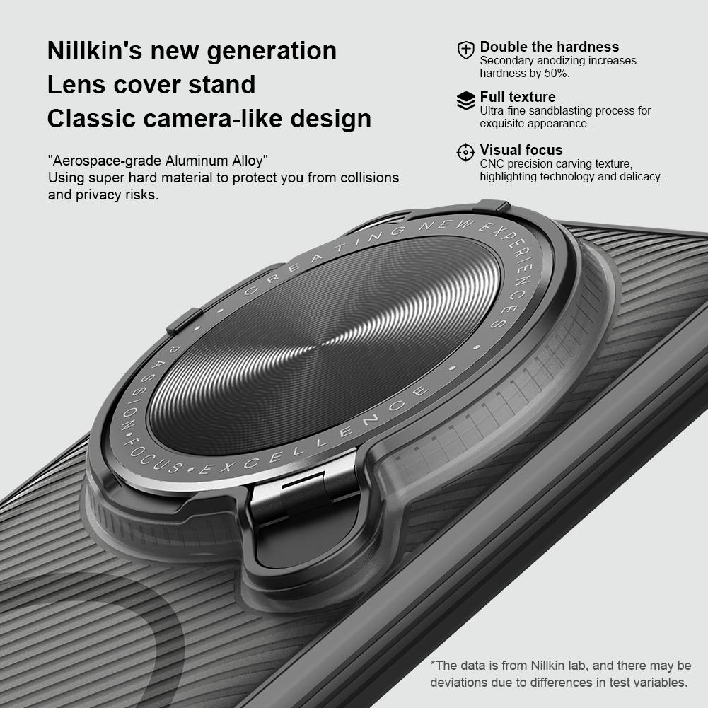 For Xiaomi MI 15 Ultra Phone Case Nillkin CamShield Prop Magnetic Clear Version Hard PC+TPU Shell Shockproof Back Cover