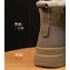 Women Cow Suede Genuine Leather Platform Wedge Winter Plush Ankle Boots Hidden Heels Warm Snow Booties Outdoor Walking Shoes