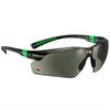 Nocry Sécurité Lunettes De Soleil Avec Vert Teinté Résistant Aux Rayures Enveloppante Objectifs Et Antidérapant Grips, Protection