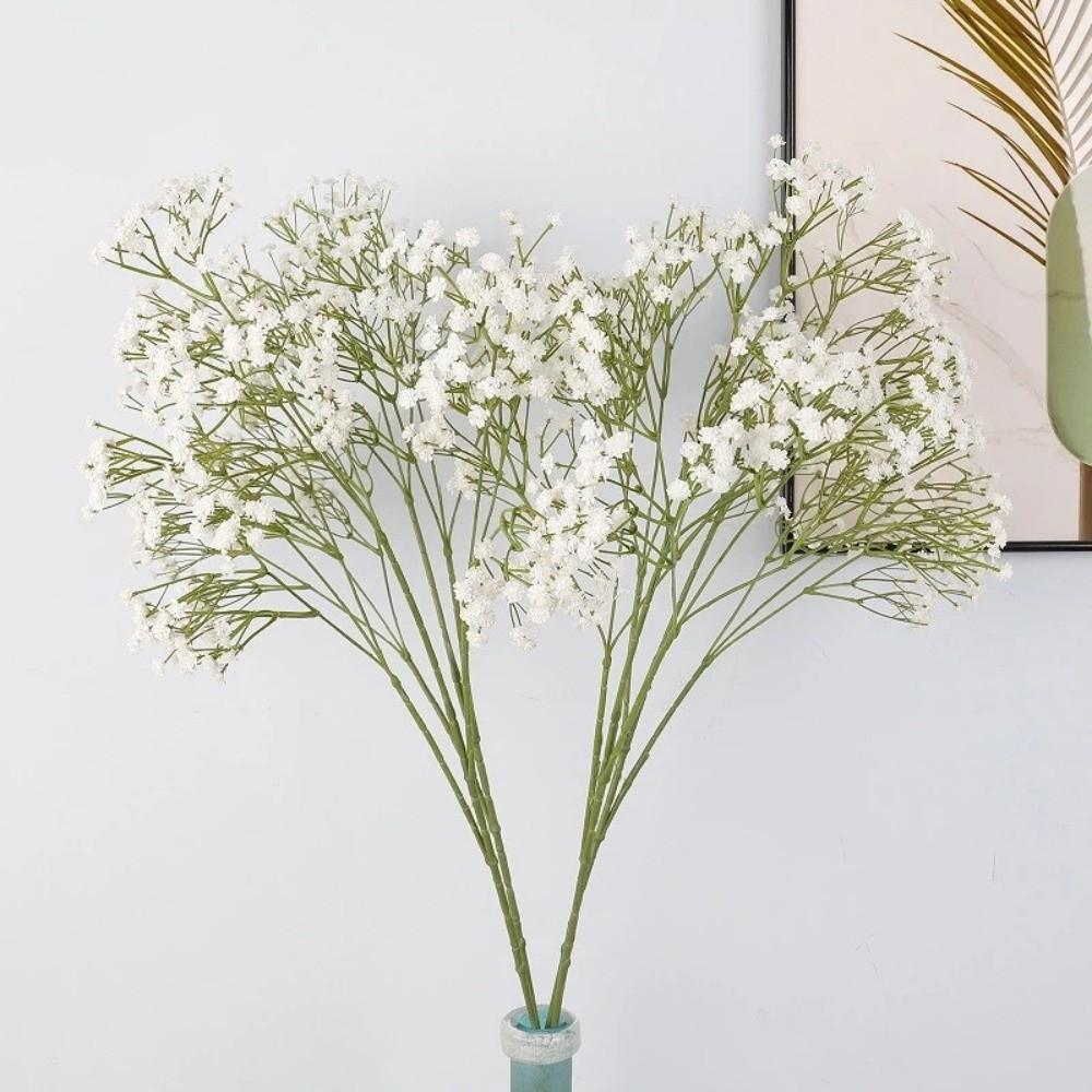 Real Touch Artificial Gypsophila Flower Branch Elegant Fake Flowers  Outdoor Garden Decor