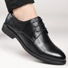 Fashion Men's Business Dress Elevator Shoes Hollow Out Black Formal Wedding Shoes 6CM Height Increase Pointed Toe Casual Elegant Oxfords