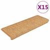 VidaXL Self-adhesive Stair Treads 15 Pcs 65x21x4 Cm Orange 326889