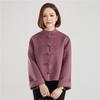 Women's 100% Wool Double-Faced Short Coat