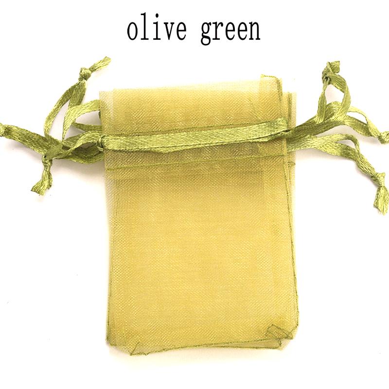 100pcs/lot Organza Bag 5*7cm,7*9cm,9x12cm Christmas Wedding Drawstring Bag Candy Bags Gift Pouches Jewelry Packaging Display