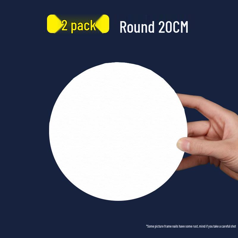 Irregular Round Cotton Linen Canvas Frame for Children's Acrylic and Oil Painting - Oval/Heart Shapes