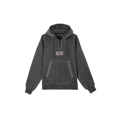 Sudadera con capucha de punto técnico para hombre Tops Negro CK9037-010
