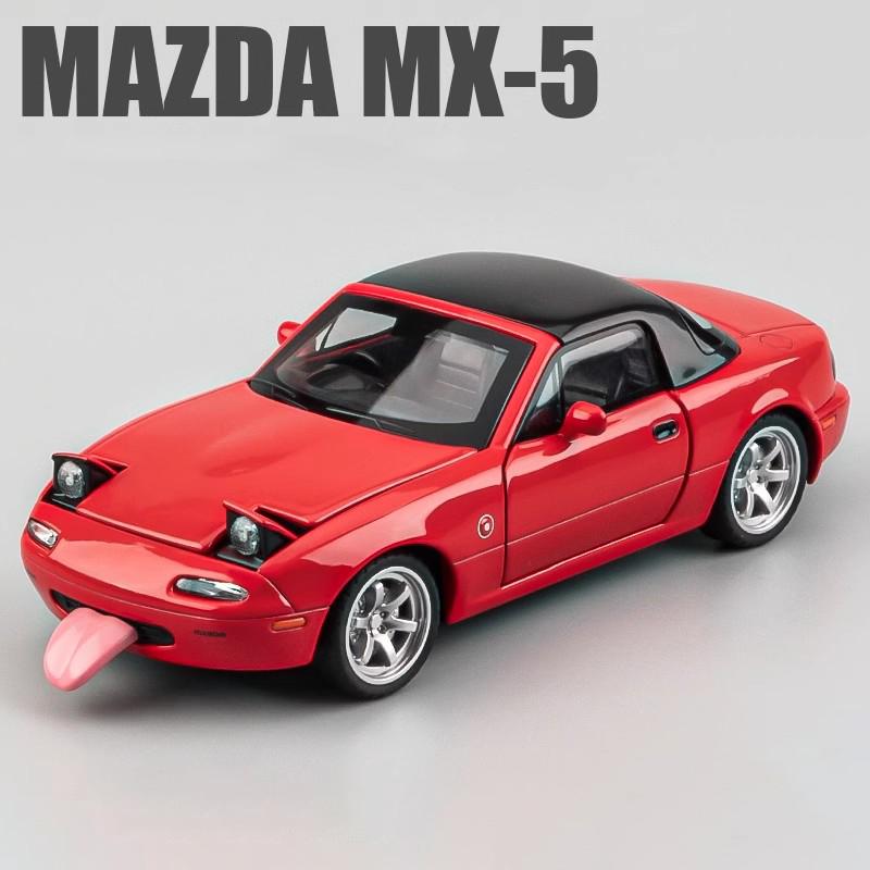 1:32 Mazda RX7 AE86 JDM Mazda MX5 Car Model Alloy Car Die Cast Toy Car Model Sound and light Children's Toy Collectibles