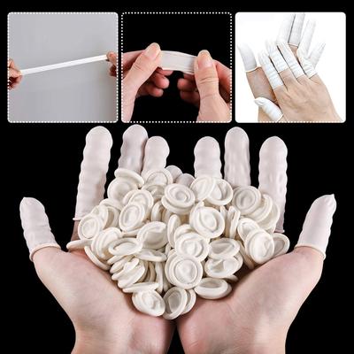 Latex Fingerling - Statische Handschuhe Und - Nagel Einweg-Fingerling Arbeitsmaterialien