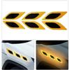 Reflective Carbon Fiber Car Door Handle Protector Strip