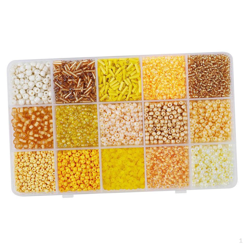 Bead Kits Craft Beads Spacer Small for Jewelry Making Finding Necklaces