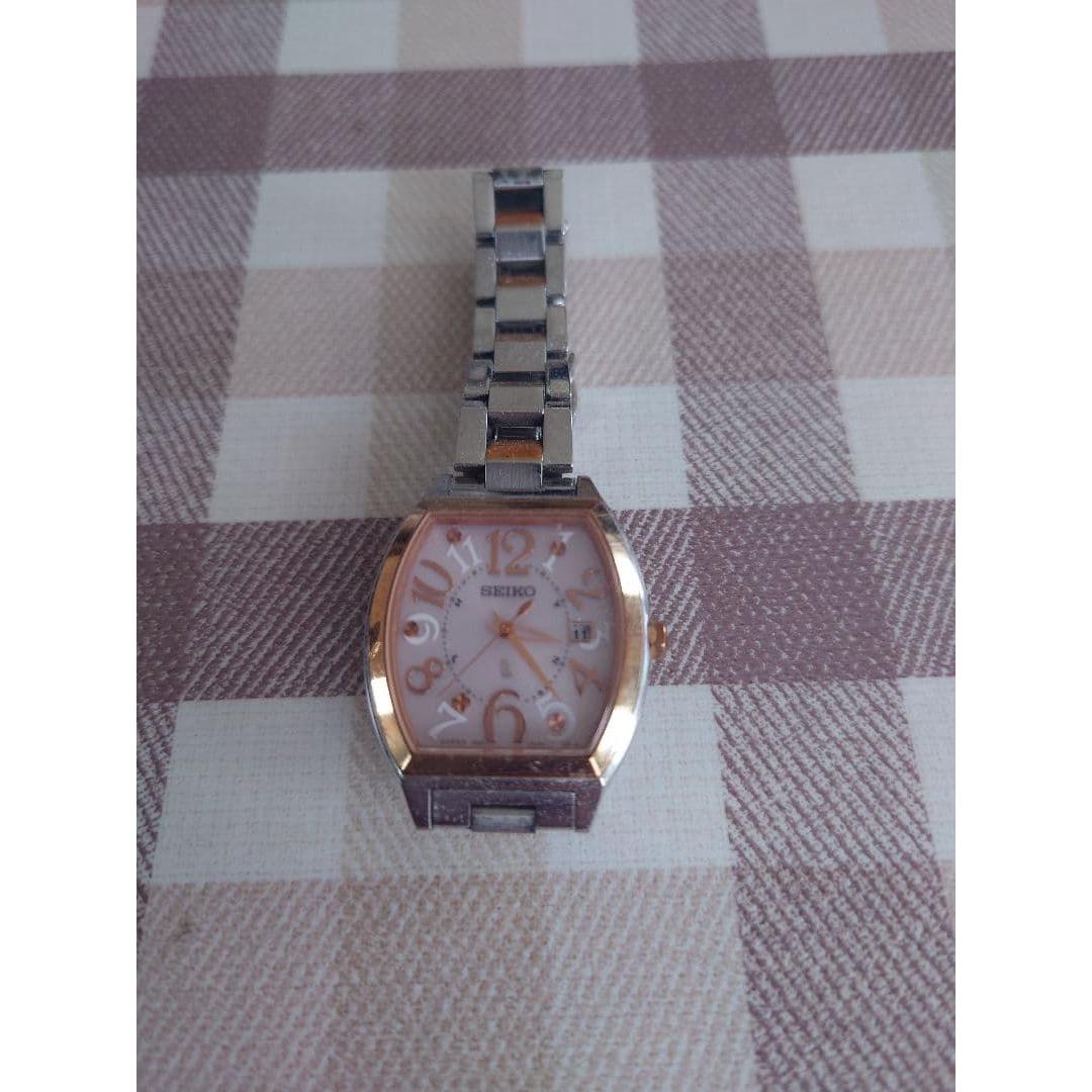 Used Rukia wristwatch solar radio wave