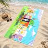 Adventure Time Microfiber Beach Towel Quick Dry Sand Free Lightweight Beach Towels for Travel Swimming Camping