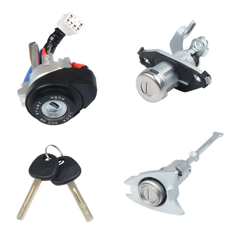 Замена замка передней левой двери для Hyundai Sonata 2009-2014, номера деталей замка зажигания 812503SA00 81970-3SA00