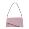 PU Rhinestone Handbag Glitter Ladies Underarm Bag Elegant Evening Banquet Bag  Party