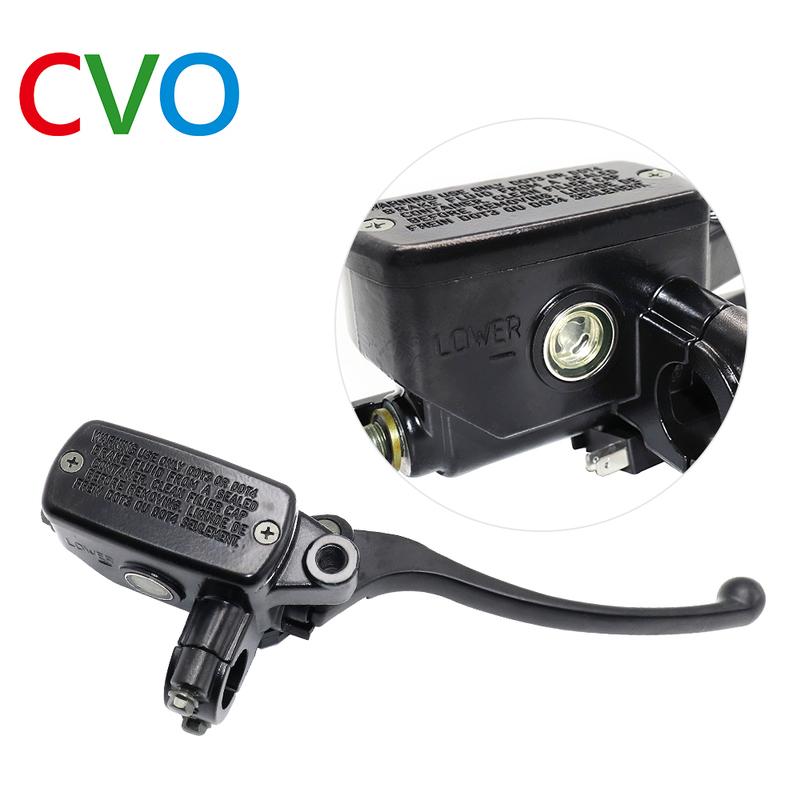 Universal Black 7/8" 22mm Motorcycle Front Brake Clutch Master Cylinder Motorbike Hydraulic Pump Motorbike Brake Lever