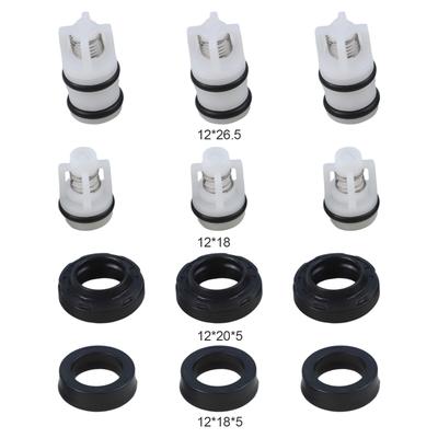 Repair Kit Pump Cleaning Head Home Rubber Seal Triangular Car Check Valves Cleaning Easy To Install Four Corner