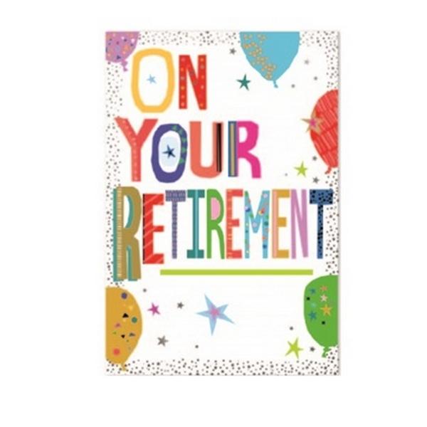 Simon Elvin On Your Retirement Greetings Card (Pack of 6)