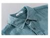 Men's Ramie Long-Sleeve Shirt - Spring/Autumn Casual Loose Fit, Youth Classic Style (Model 9798)