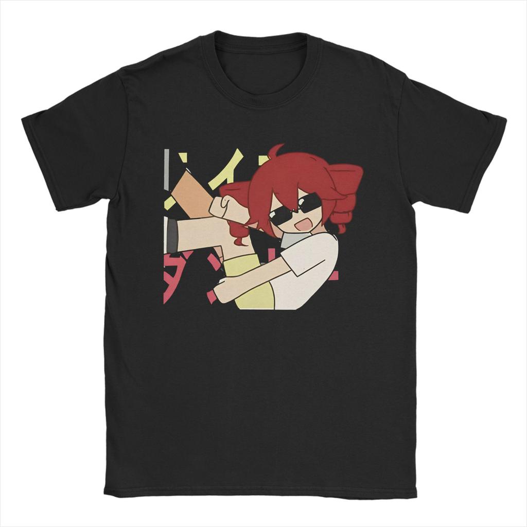 Unisex Unisex Tshirt Kasane Teto Funny Pure Cotton Tees Short Sleeve Anime Kawaii T Shirts Crew Neck Clothes Classic