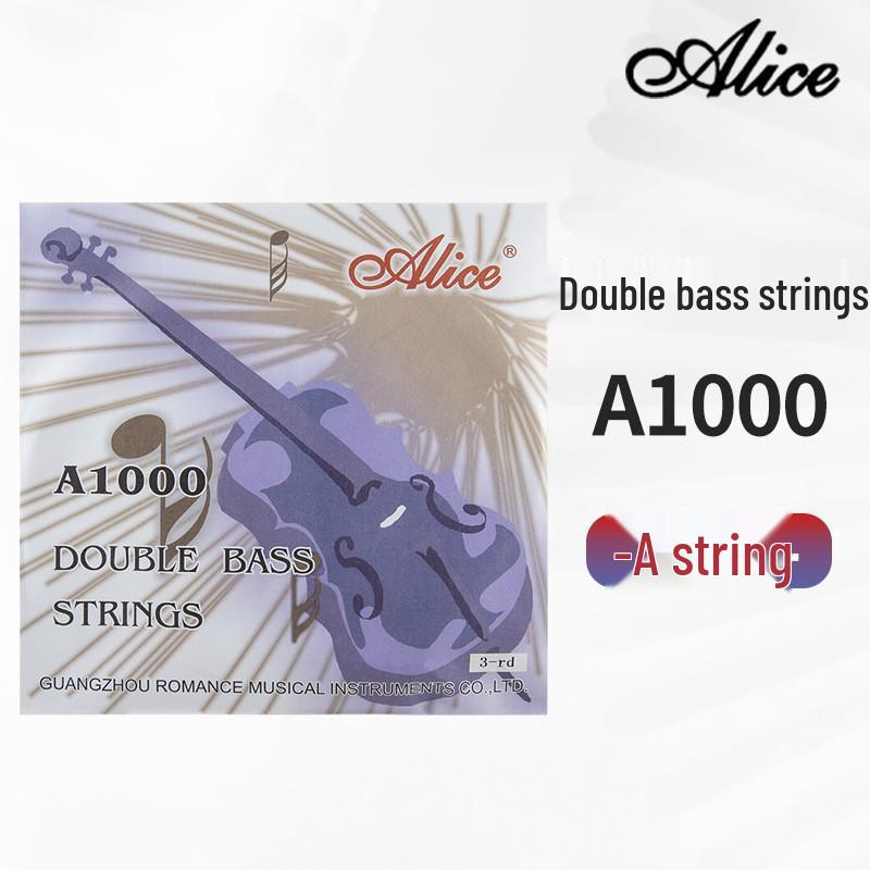 Alice German Silver Alloy Wound Double Bass Strings (G/D/A/E)