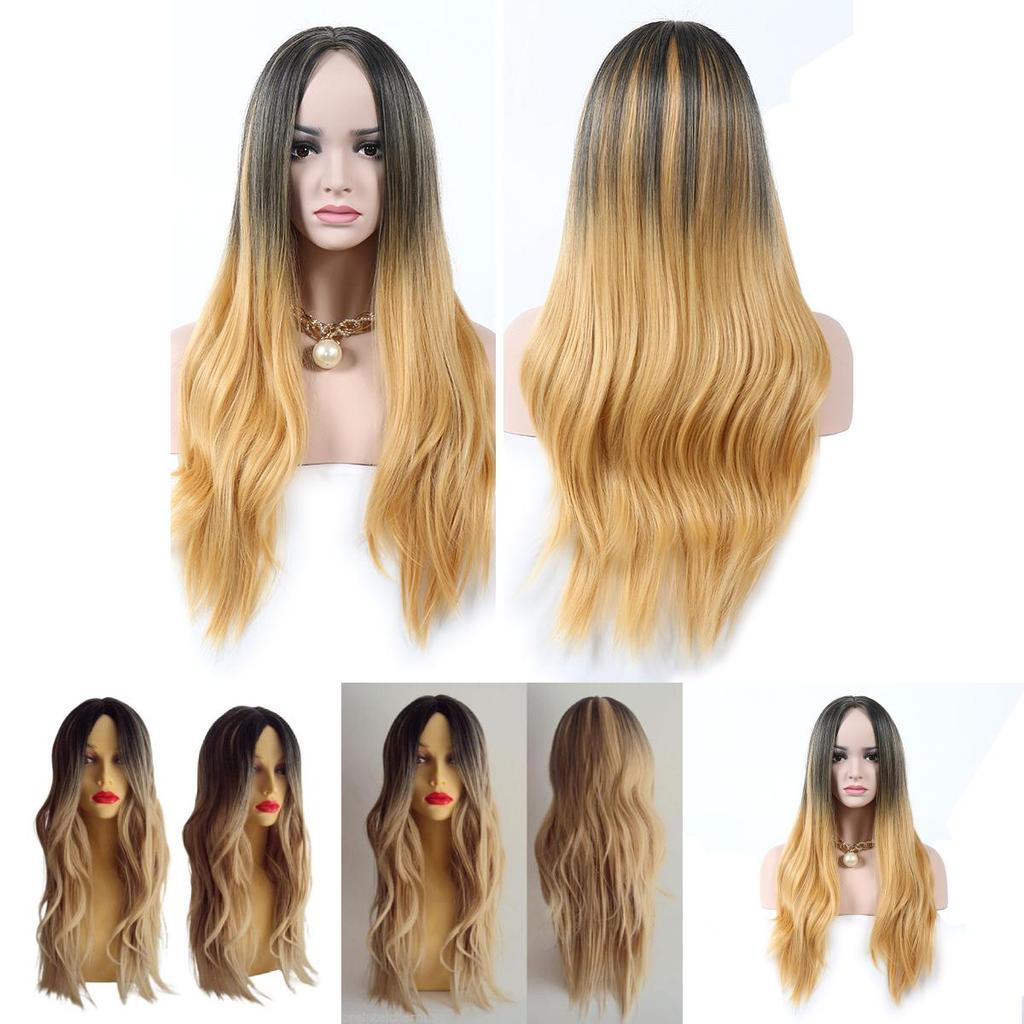 Luxurious Fashion Cosplay Hair Wig For Women With Long Straight And Curly Styles