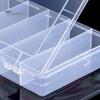 Storage Box Dust Proof Large Capacity 6 Grids Jewelry Display Storage Organizer for Travel