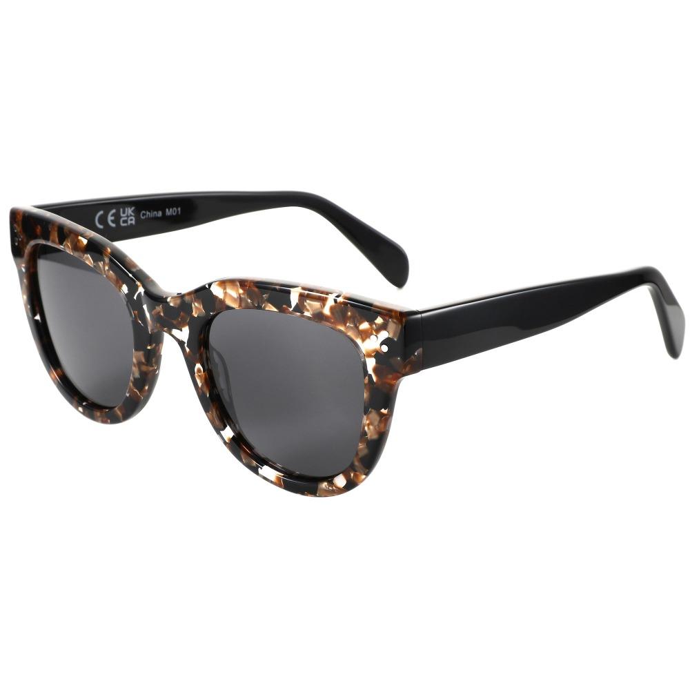 

BLUEMOKY Стильные ацетатные поляризованные солнцезащитные очки Дизайн «бабочка» Защита UV400 Квадратные солнцезащитные очки для женщин Подарок Отпуск