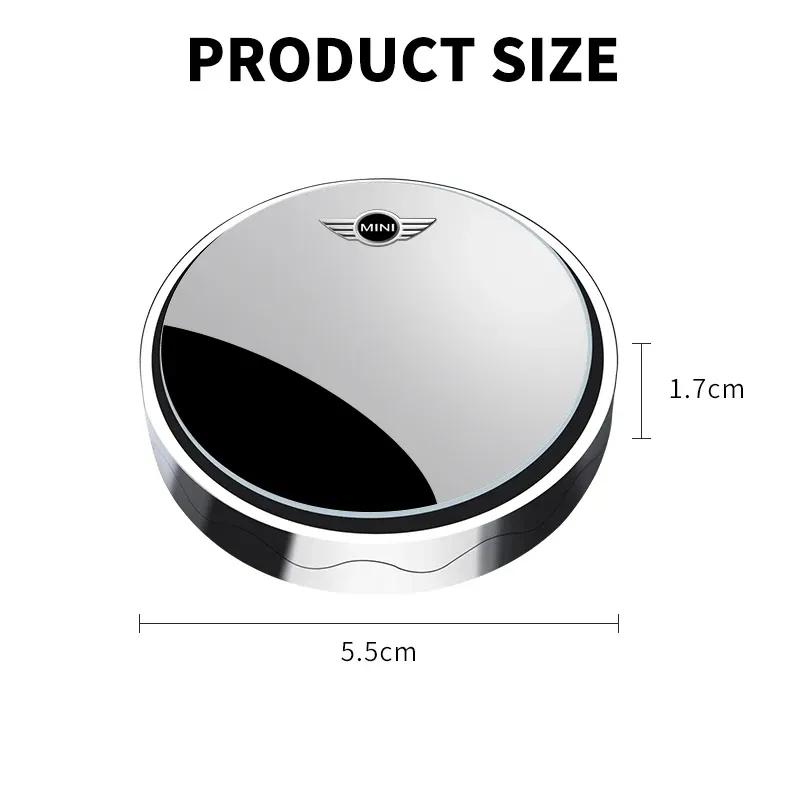2Pcs Car Blind Spot Rear View Mirror Wide Angle 360 Degree Adjustable for BMW MINI WORKS One Cooper JCW R60 R59 R58 R57 R56 R55