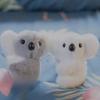 Cute Realistic Koala Plush Miniature Bag Pendant Soft Stuffed Animal Holder Key