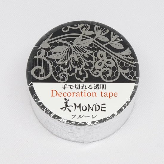 Made in Japan GR-4078 Kamii-so  Fleurette (Silver Foil) 20mm x 3m