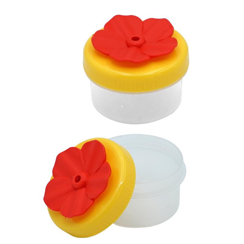 

1pcs Plastics Hummingbird Feeder Bird Water Bottle Hanging Garden Outdoor Plastic Flower Iron Hook Bird Feeder 1PCS