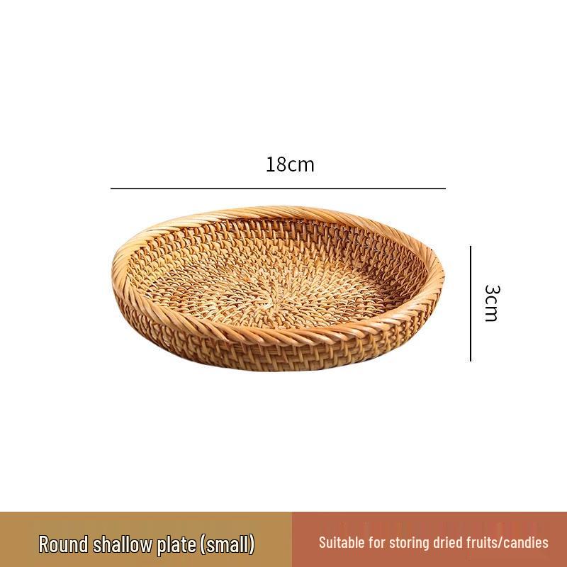 Rattan- und Bambus-Multifunktions-Aufbewahrungs- und Picknickkorb-Kollektion