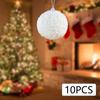 10 Pieces Christmas Tree Balls Xmas Hanging Ornaments Decor Crafts Gifts