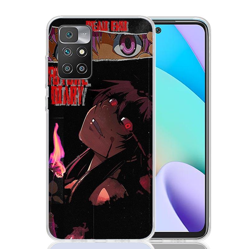 Mirai Nikki Gasai Yuno Anime Phone Case For Xiaomi Redmi 12C 13C 14C 12 13 10 10A 10C 9 9A 9C 9T 8 8A 7 7A 6 6A K70 K60 K40 K20