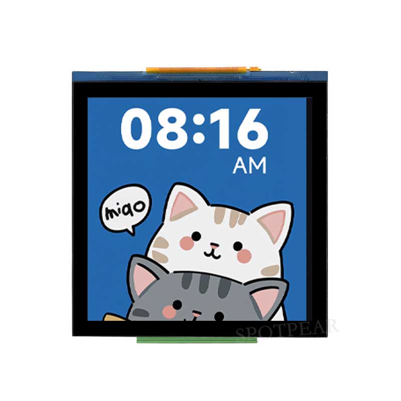 Raspberry Pi Pico 2 RP2350 4inch LCD CAN RS485 QMI8658 Development Board 480x480 TouchScreen Display RP2350-Touch-LCD-4