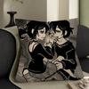 Die Sargabdeckung von Andy und Leyley Kissenbezüge Cartoon Sofa Dekoratives Zuhause Zweiseitiger Druck Kurzer Plüsch Niedliche Kissenhülle