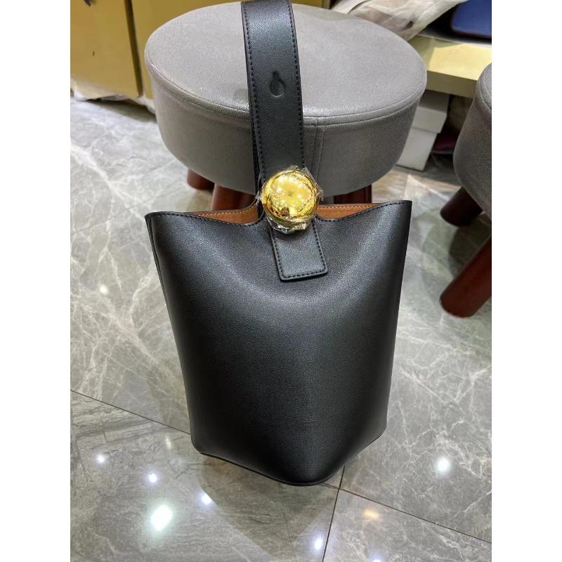 Bolso Mujer Nuevo Cubo de Piedra Bolso Cubo Cuero Importado Un Hombro Cruzado Portátil Gran Capacidad