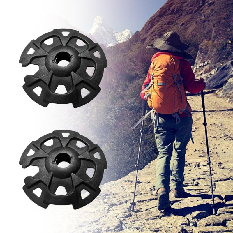 Outdoor Climbing Trekkings Rod Tip Snows Flakes Mud Ski Basket Walking Stick Basket Caps Guard Replacement Hiking