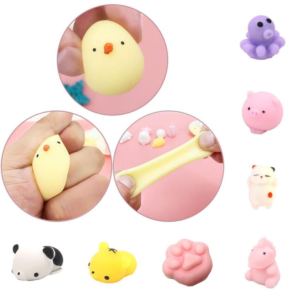 Cute Mochi Squishy Animals Mini Toy For Stress Relief And Venting