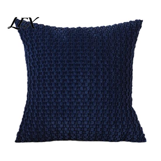 Unique Texture Cushion Cover Solid Color Bubble Pillow Cover, Soft Breathable Throw Case, Modern Minimalist Home Bedroom Pillowcase Decor, Farmhouse