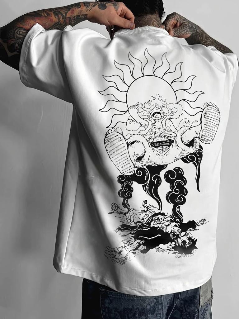 ONE PIECE Animované Deriváty Luffy Potisk Krátký Rukáv Tričko Pánské a Dámské 2025 Letní Móda Ležérní Bavlněné Oblečení