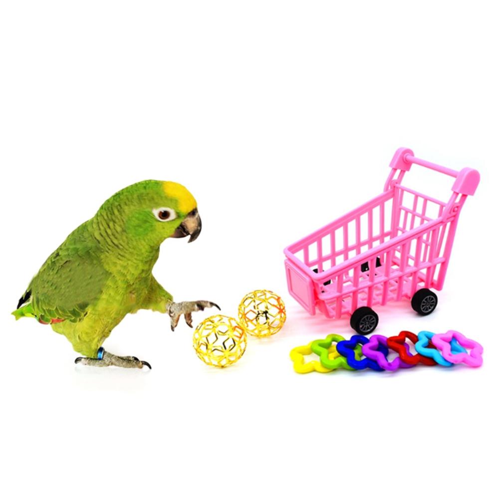 

Интерактивная мини-корзина для обучения IQ, пятиконечная звезда, круги, игрушки для птиц, набор жевательных шариков